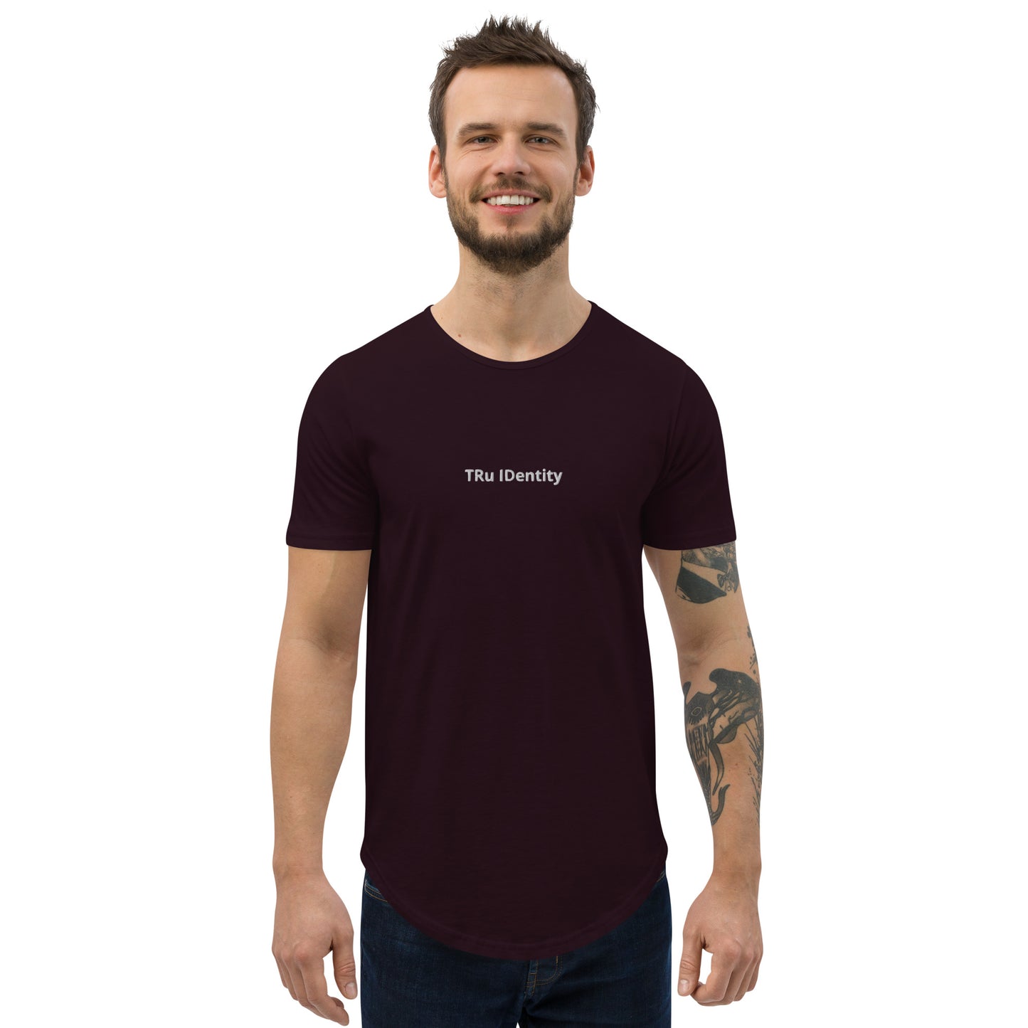 TRu IDentity Men's Curved Hem T-Shirt