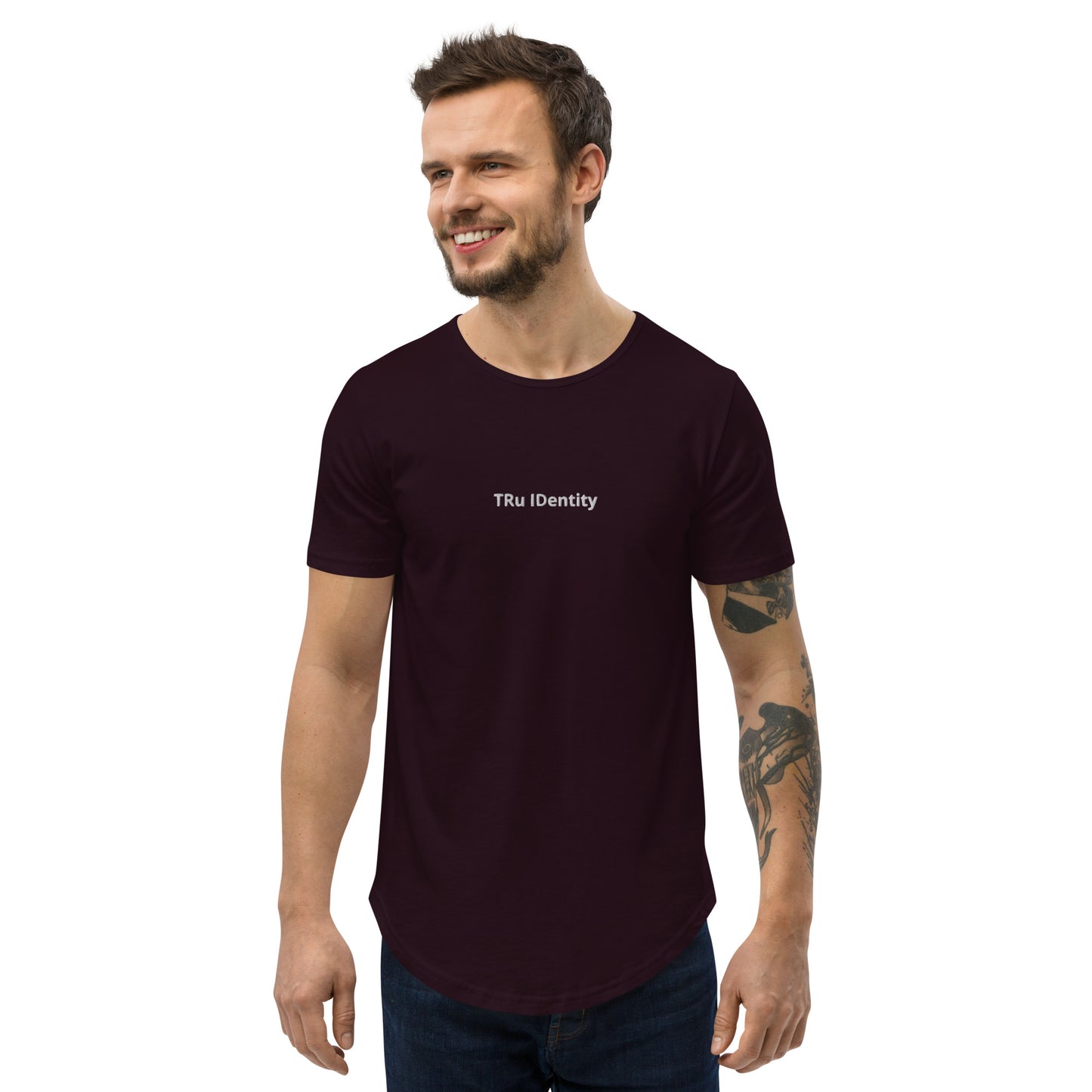 TRu IDentity Men's Curved Hem T-Shirt