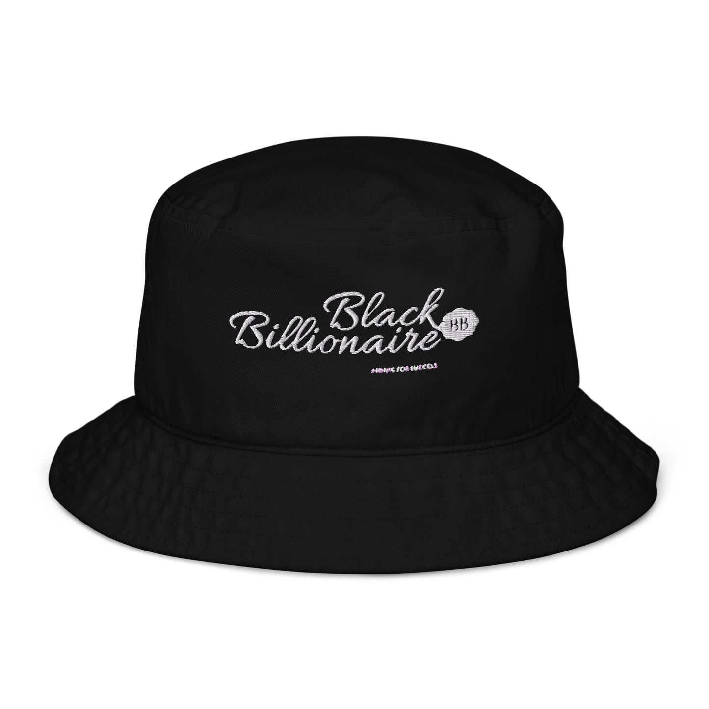 Black Billionaire (Organic bucket hat)