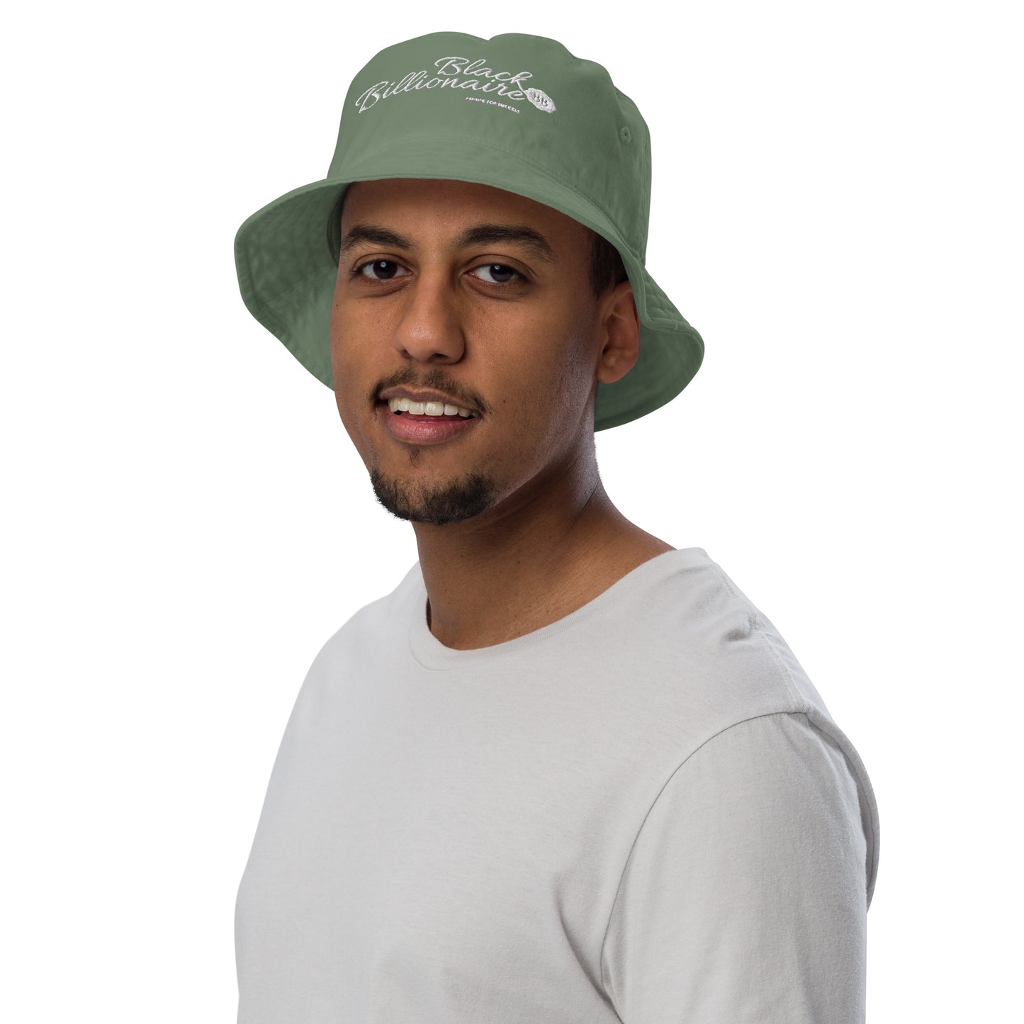 Black Billionaire (Organic bucket hat)