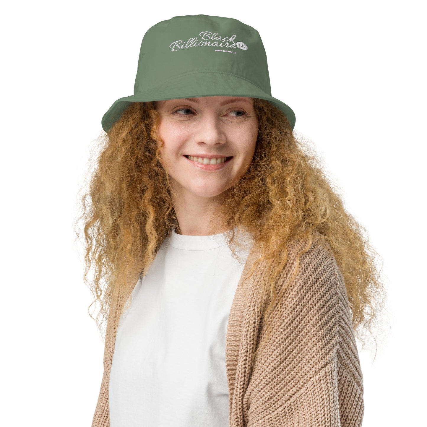Black Billionaire (Organic bucket hat)