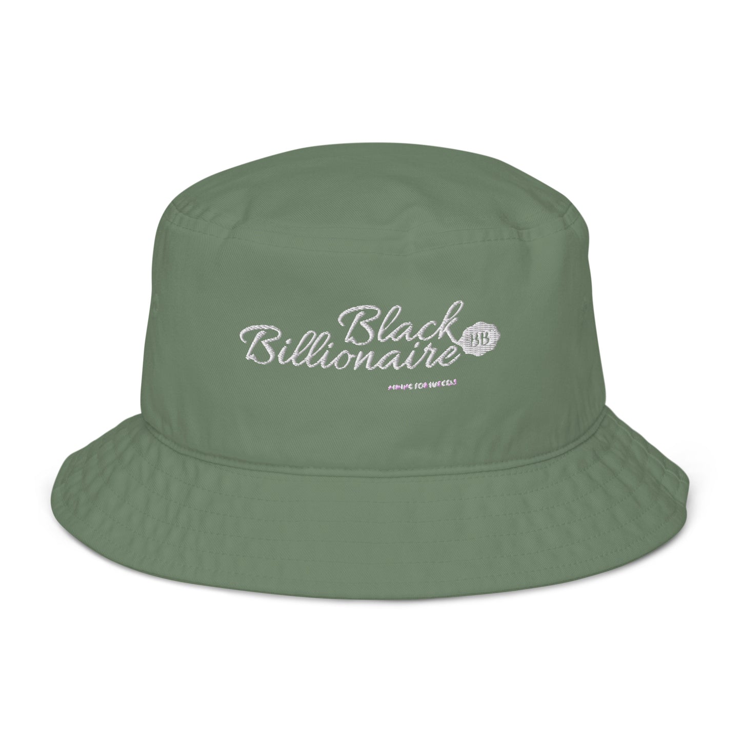 Black Billionaire (Organic bucket hat)