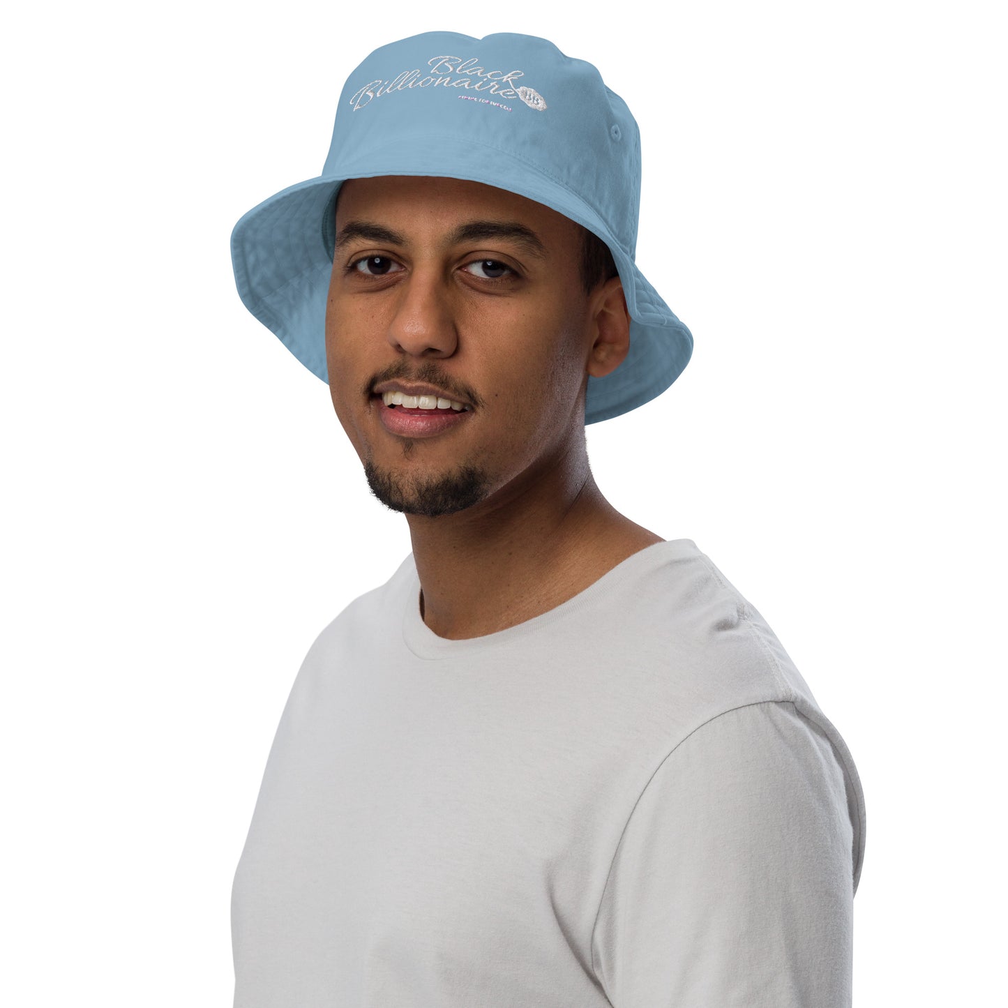 Black Billionaire (Organic bucket hat)
