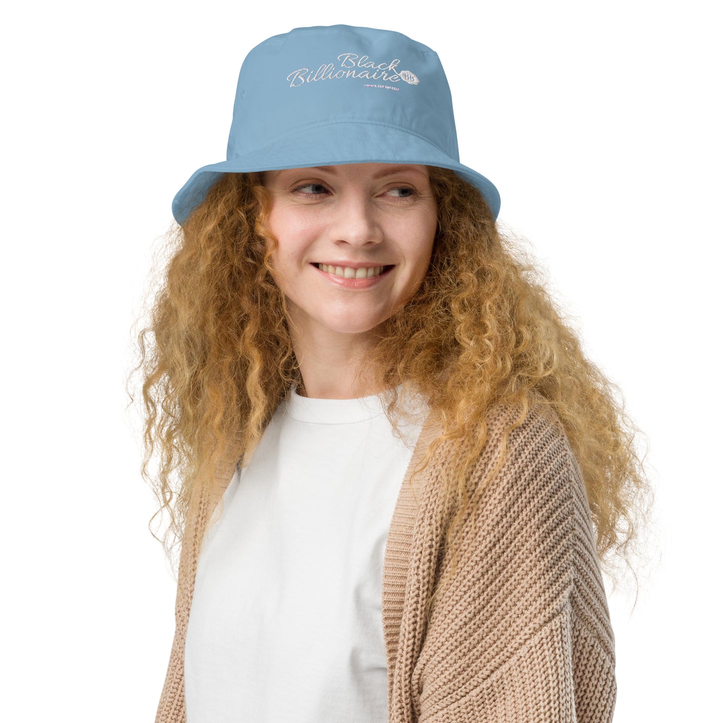 Black Billionaire (Organic bucket hat)
