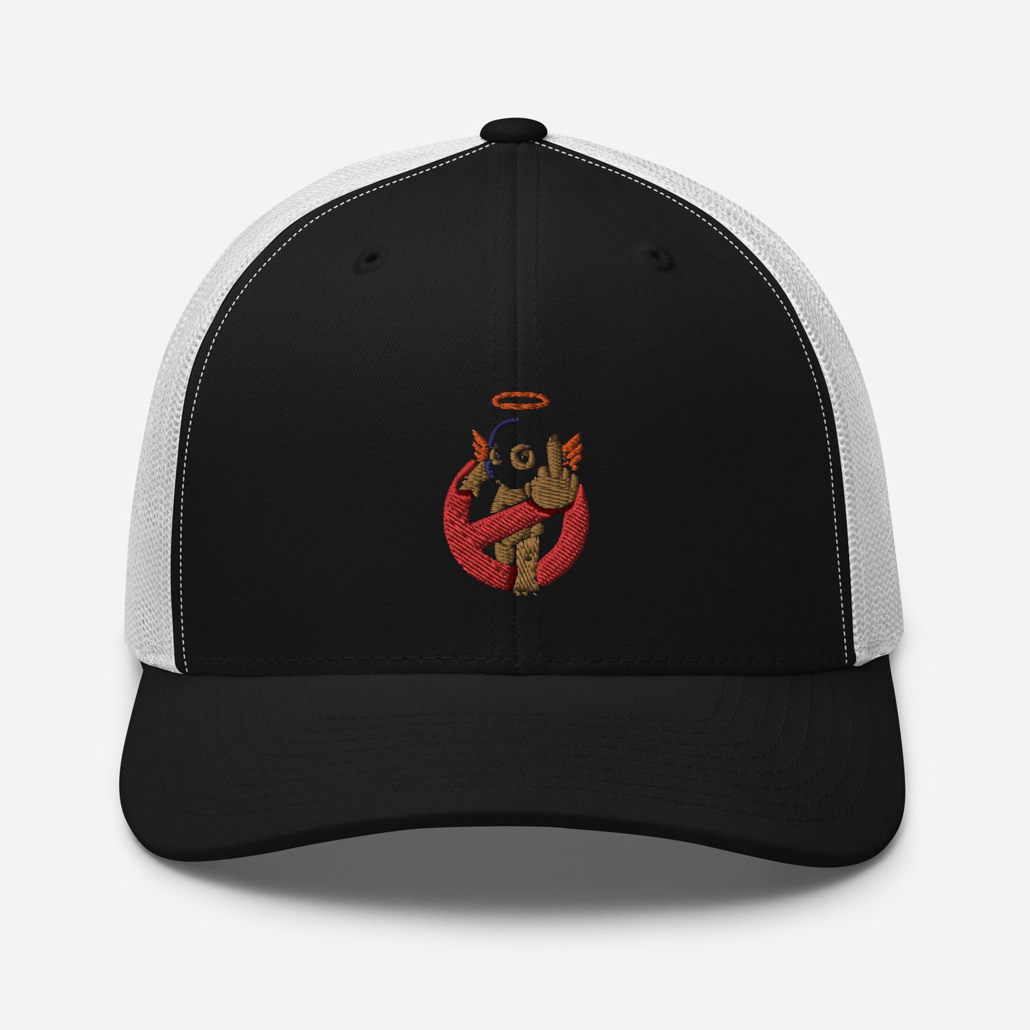 Embroidered Logo Trucker Cap