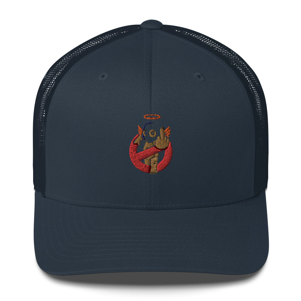 Embroidered Logo Trucker Cap