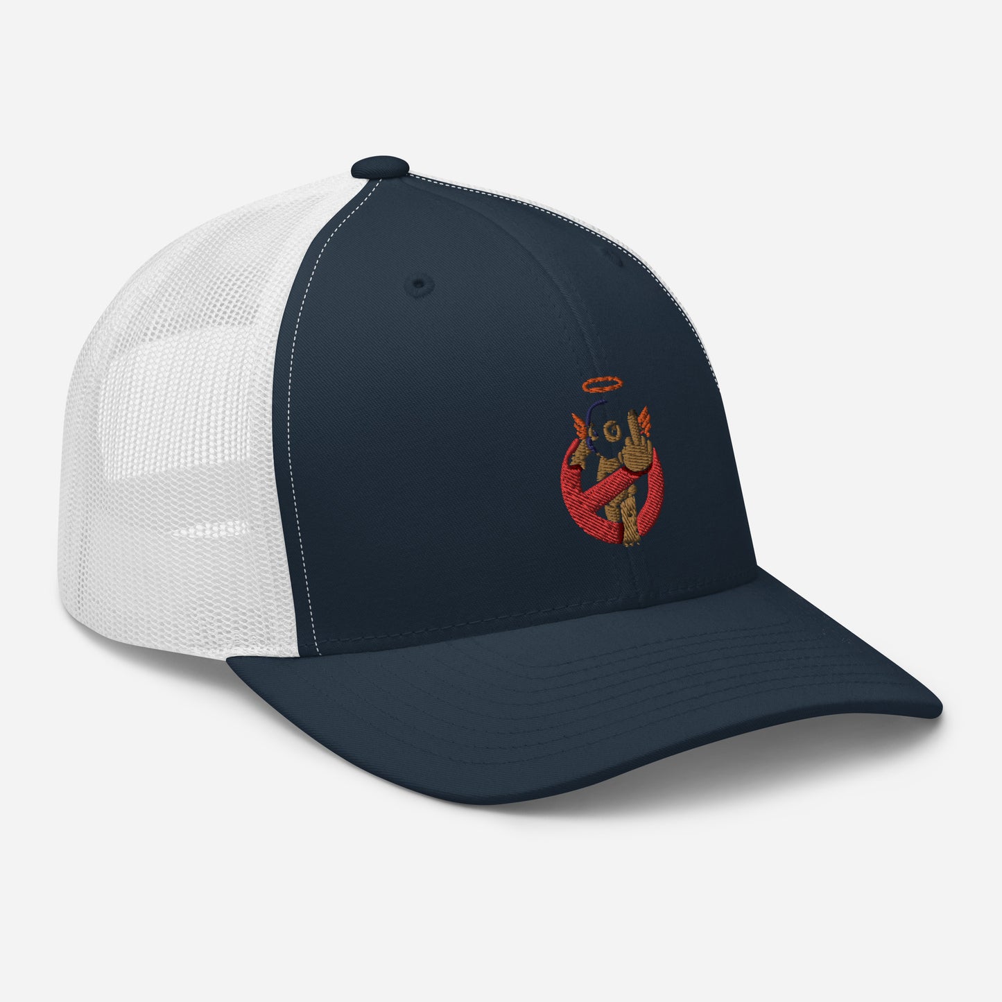 Embroidered Logo Trucker Cap