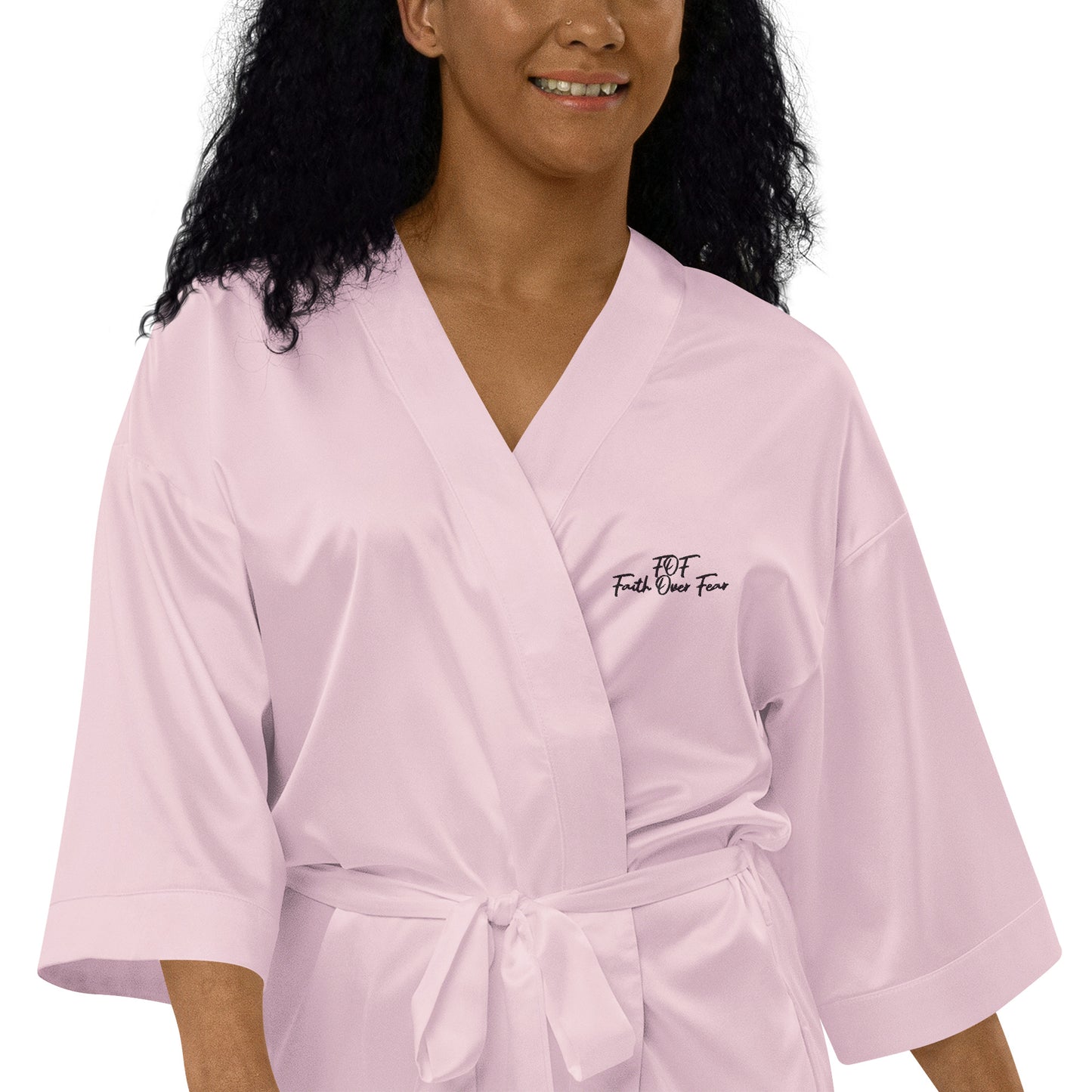 FOF women Satin Robe