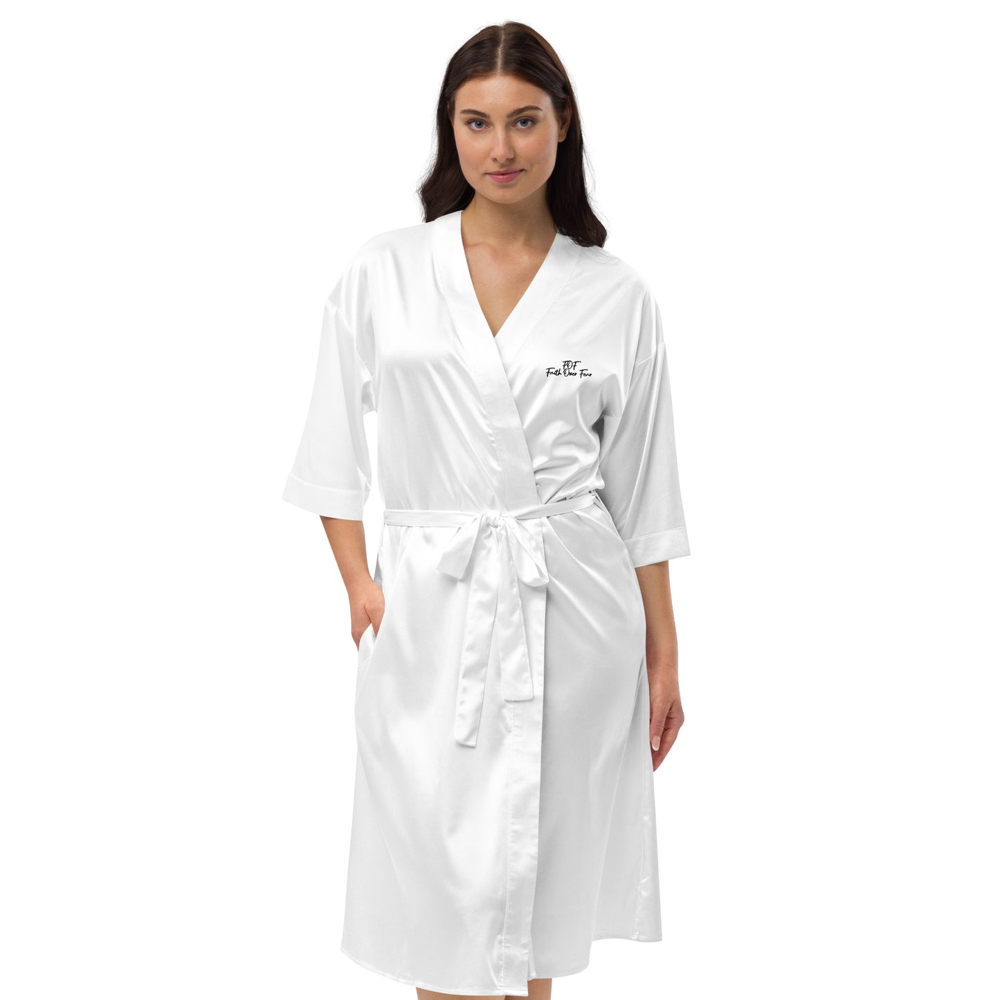 FOF women Satin Robe