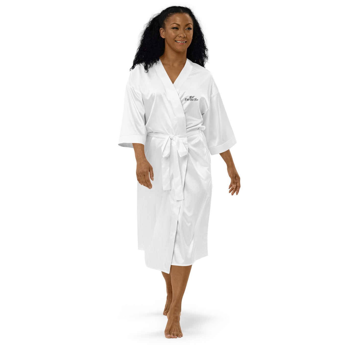 FOF women Satin Robe