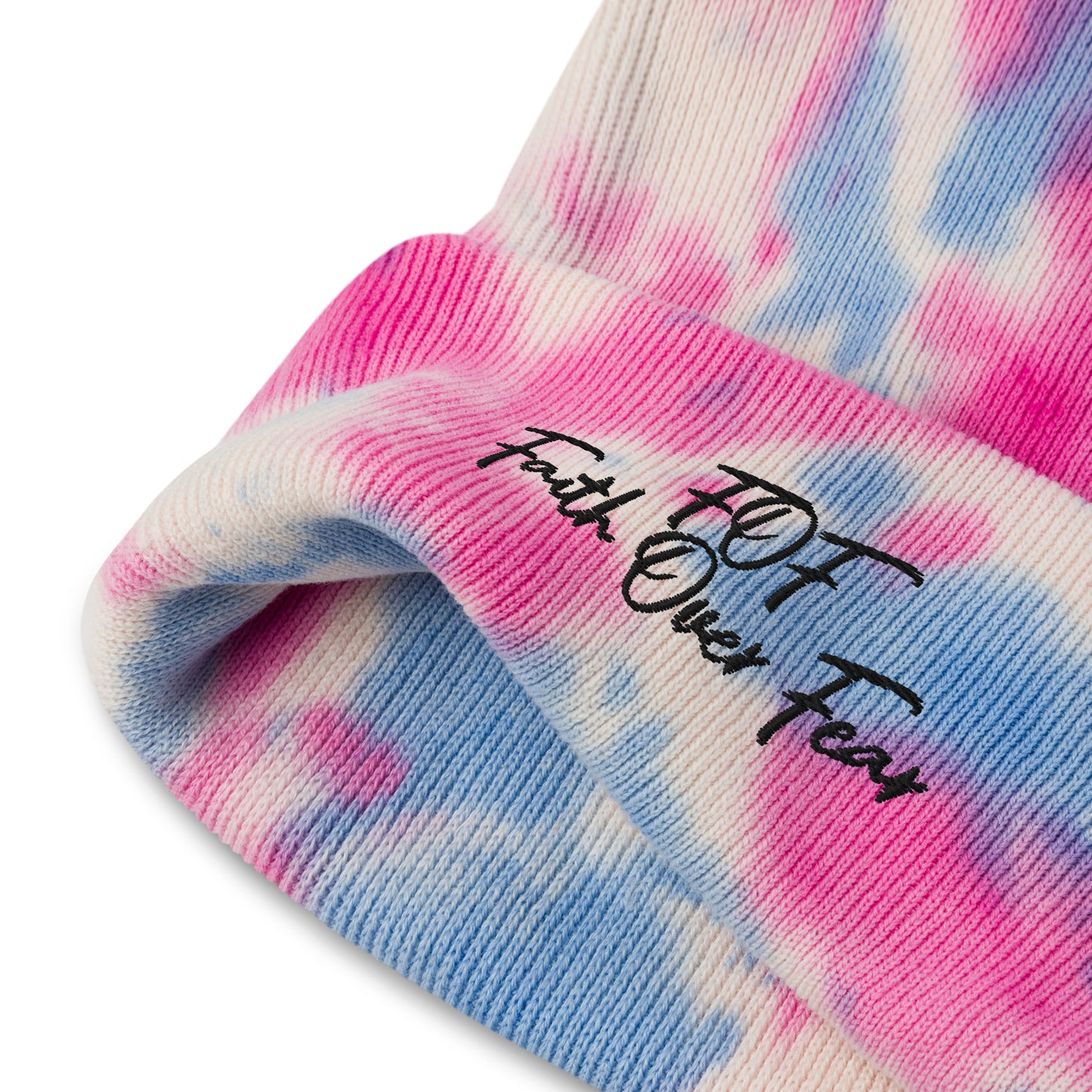 Faith Over Fear (Tie-dye beanie)