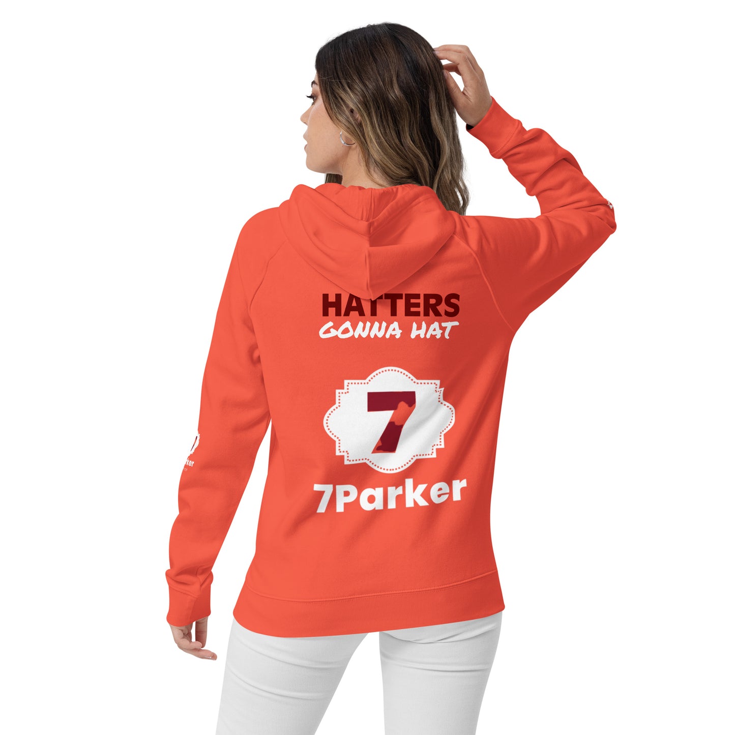 7parker Unisex eco raglan hoodie