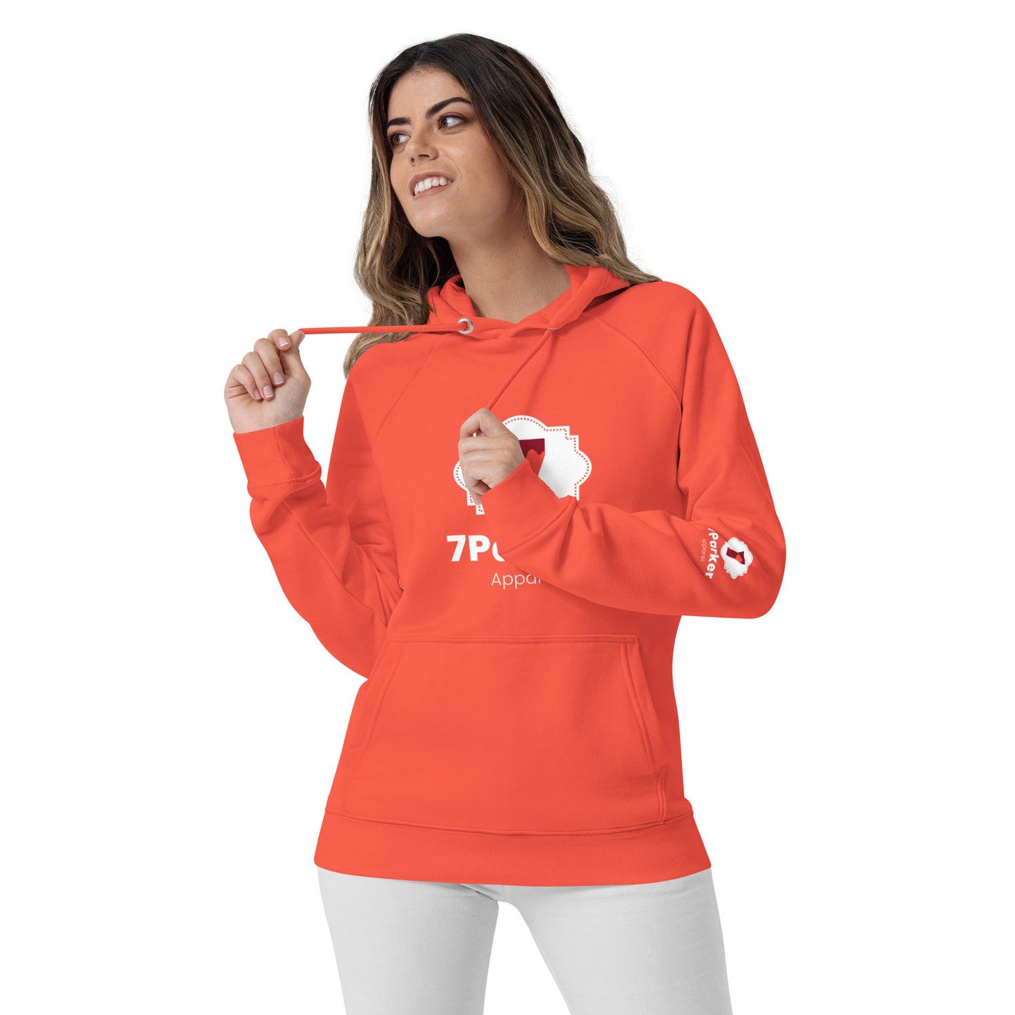 7parker Unisex eco raglan hoodie