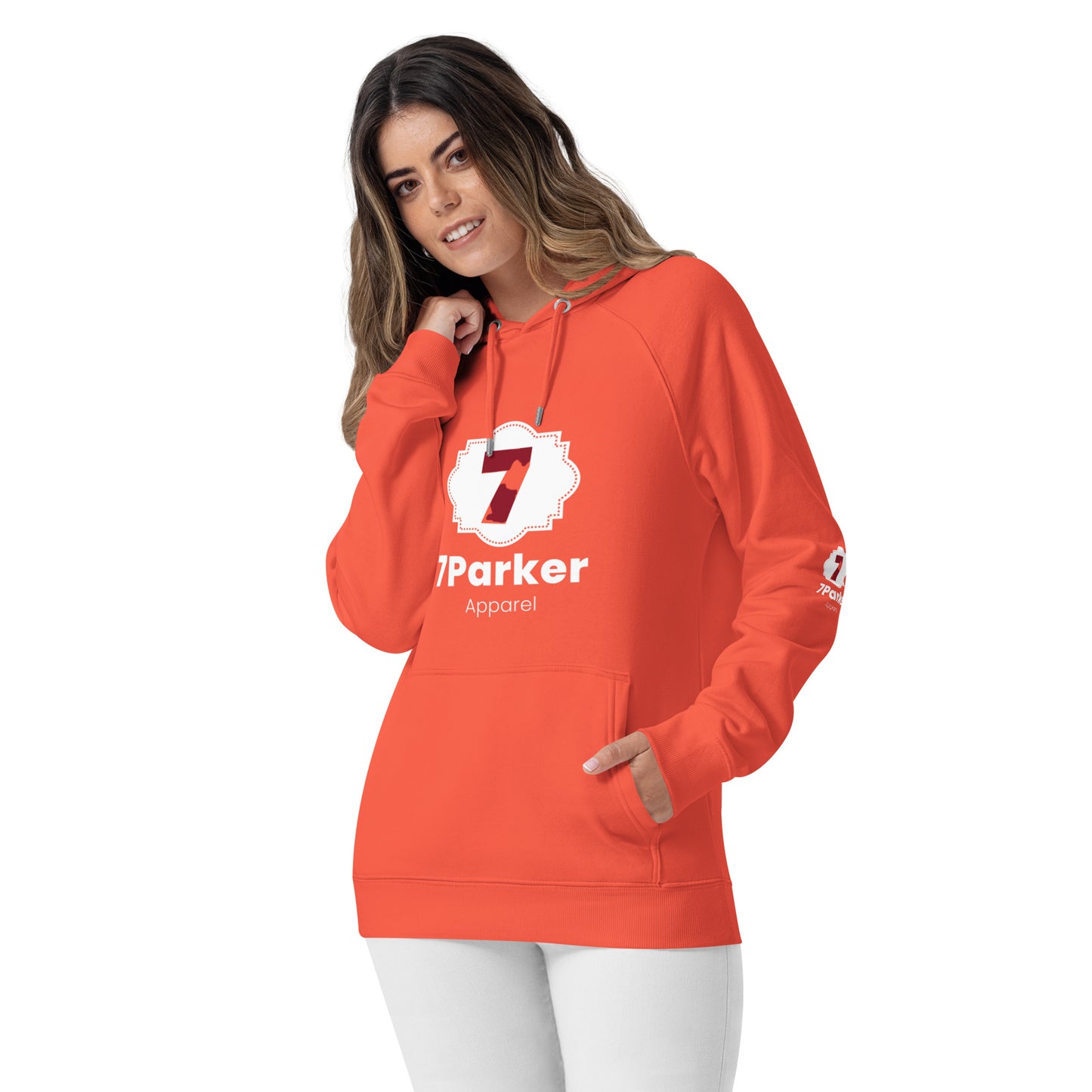 7parker Unisex eco raglan hoodie