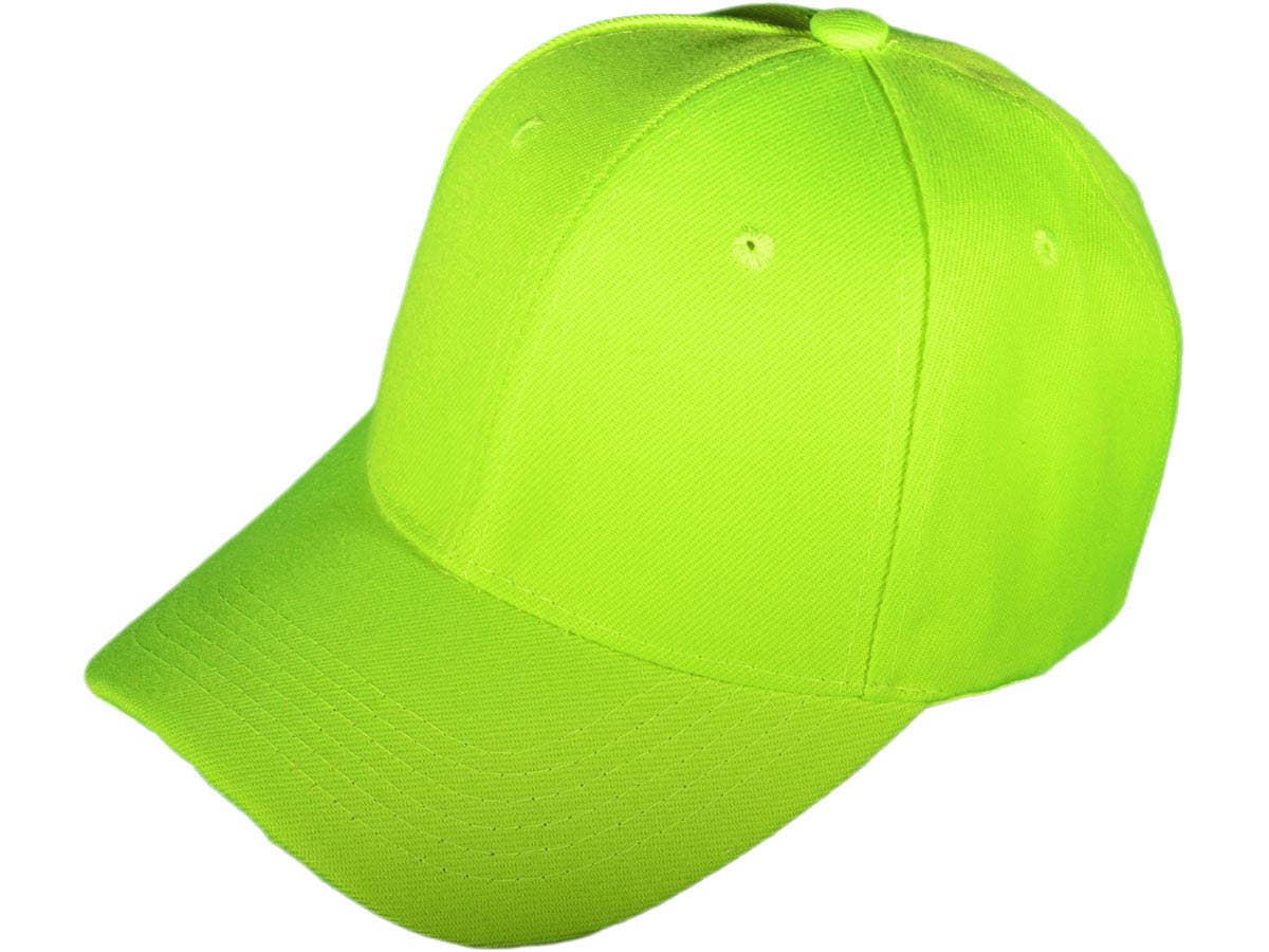 Blank Baseball Hats - BK Caps Structured 6 Panel Mid Profile
