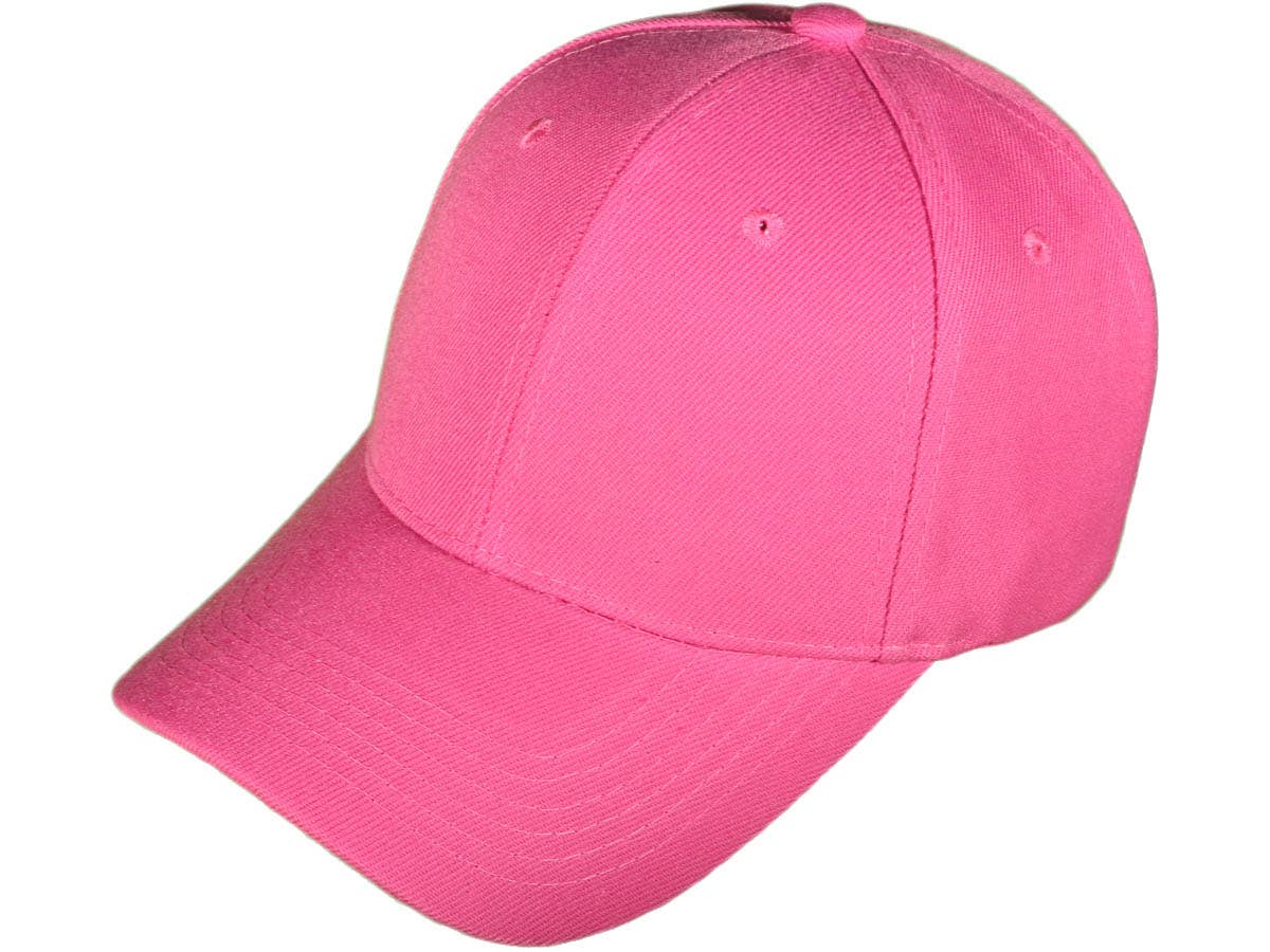 Blank Baseball Hats - BK Caps Structured 6 Panel Mid Profile