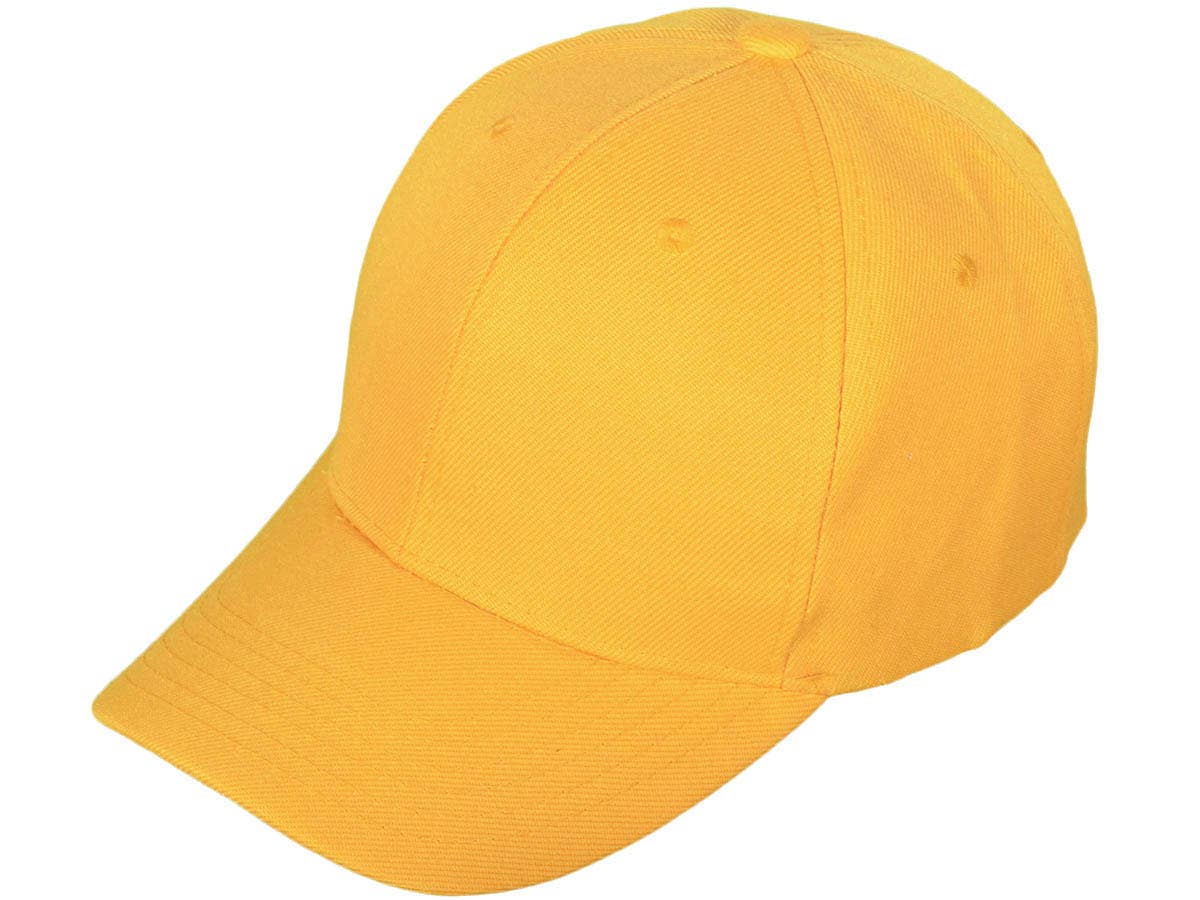 Blank Baseball Hats - BK Caps Structured 6 Panel Mid Profile