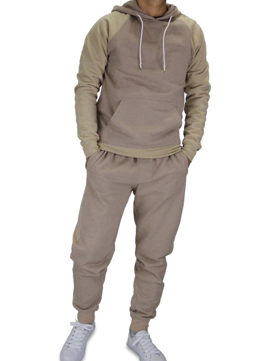 W2205-0014 FLEECE PULLOVER RAGLAN HOODIE