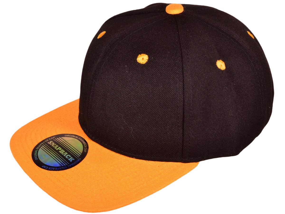 Blank Snapback Hats - Flat Bill Plain Vintage Snapbacks