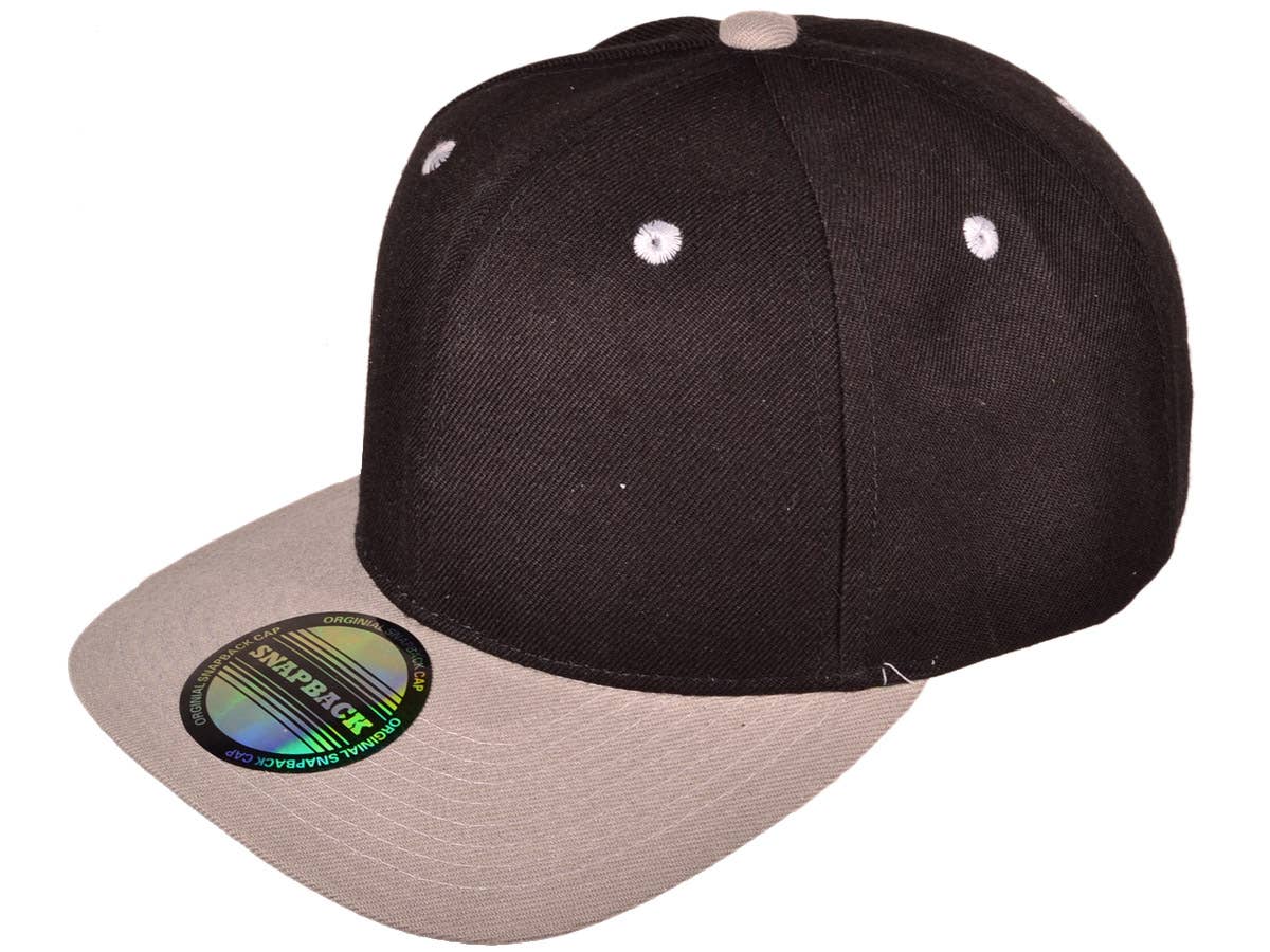 Blank Snapback Hats - Flat Bill Plain Vintage Snapbacks