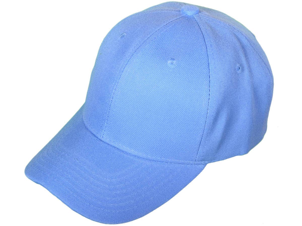 Blank Baseball Hats - BK Caps Structured 6 Panel Mid Profile