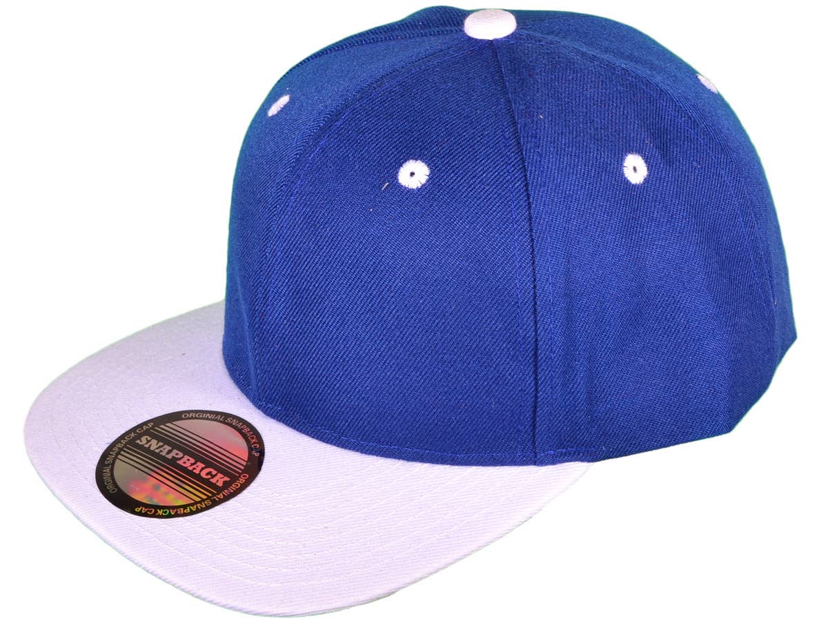Blank Snapback Hats - Flat Bill Plain Vintage Snapbacks