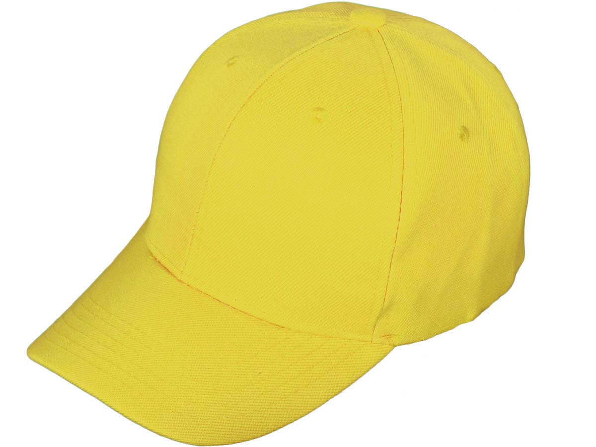 Blank Baseball Hats - BK Caps Structured 6 Panel Mid Profile