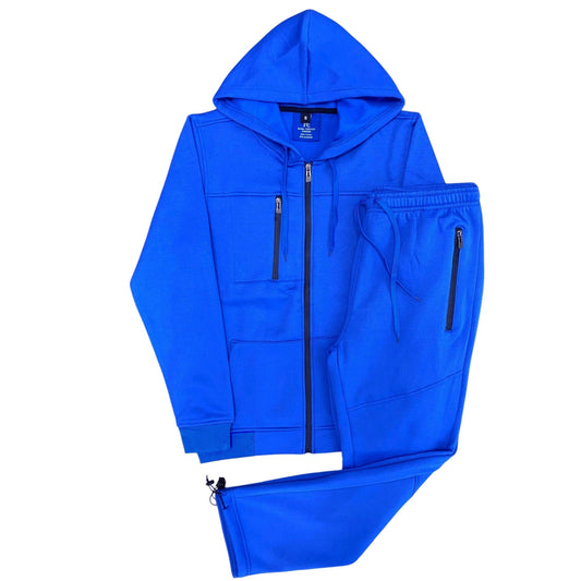 Men’s 2-Piece Sweatsuit Fleece Jogging Suit Warm Outfit