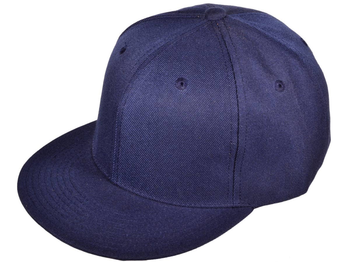 Blank Snapback Hats - Flat Bill Plain Vintage Snapbacks