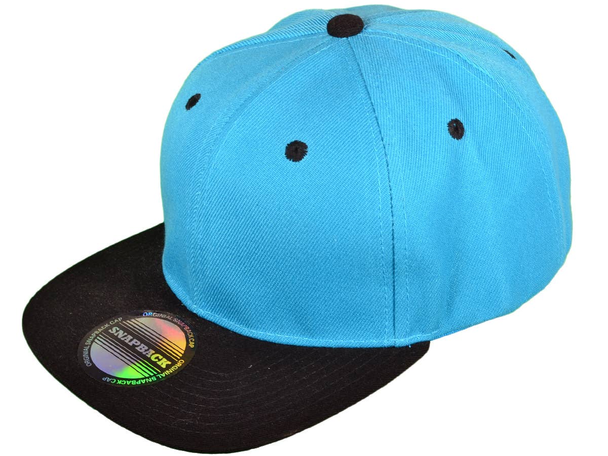 Blank Snapback Hats - Flat Bill Plain Vintage Snapbacks
