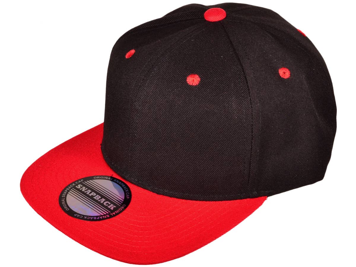 Blank Snapback Hats - Flat Bill Plain Vintage Snapbacks