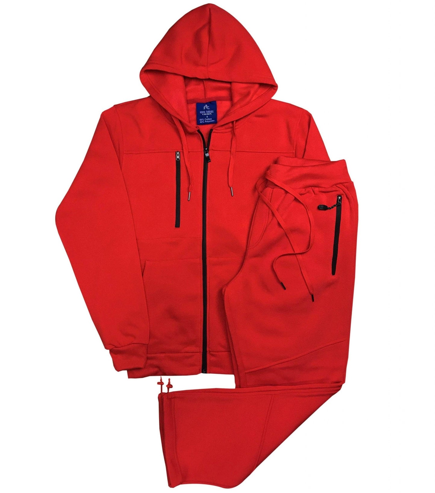 Men’s 2-Piece Sweatsuit Fleece Jogging Suit Warm Outfit