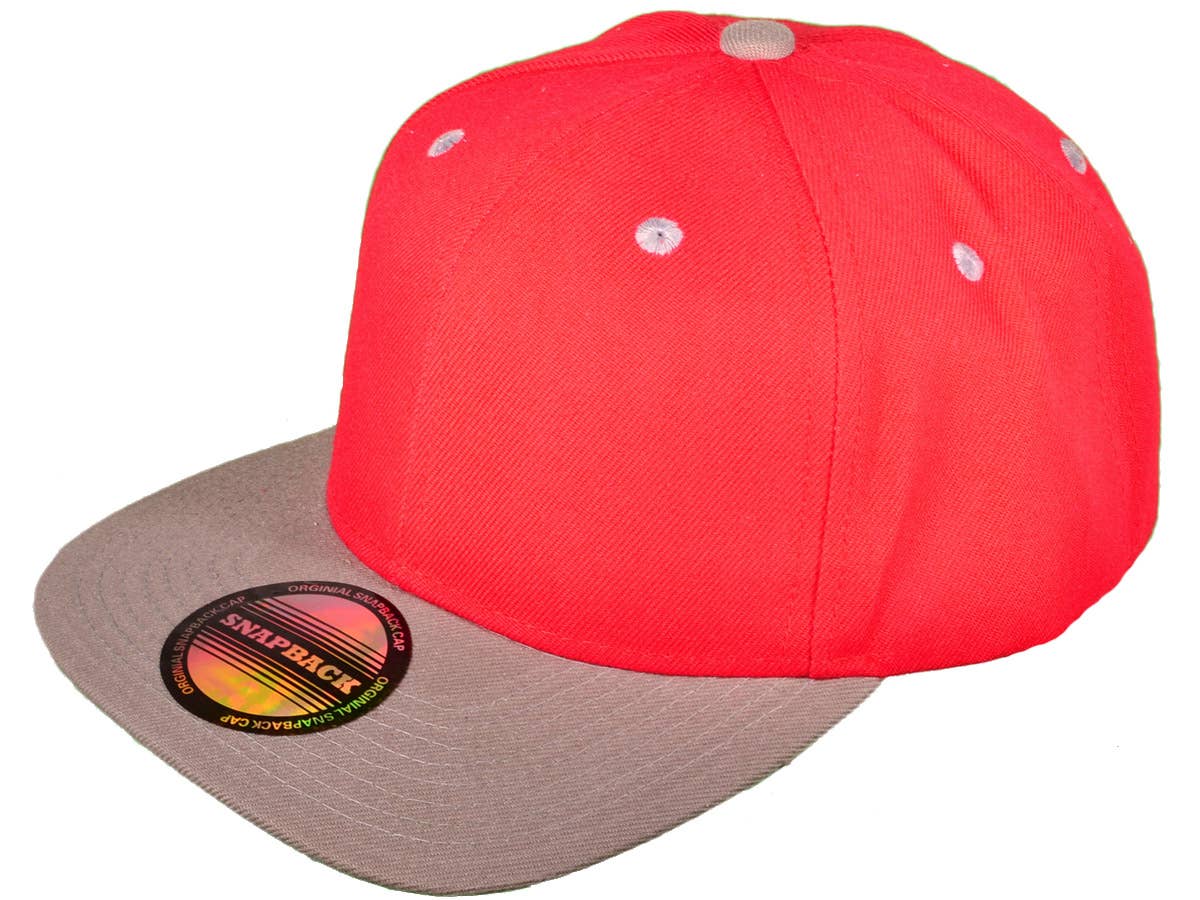 Blank Snapback Hats - Flat Bill Plain Vintage Snapbacks