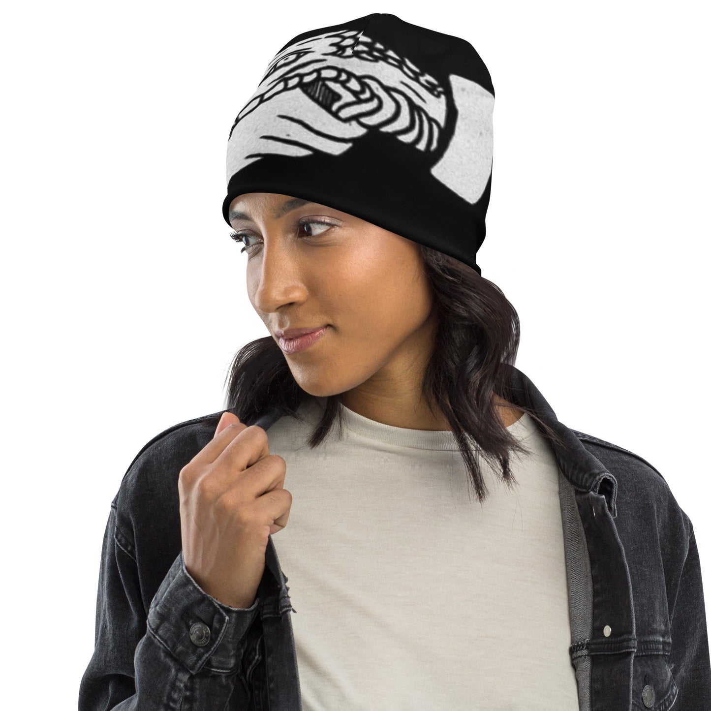 Trust No One All-Over Print Beanie