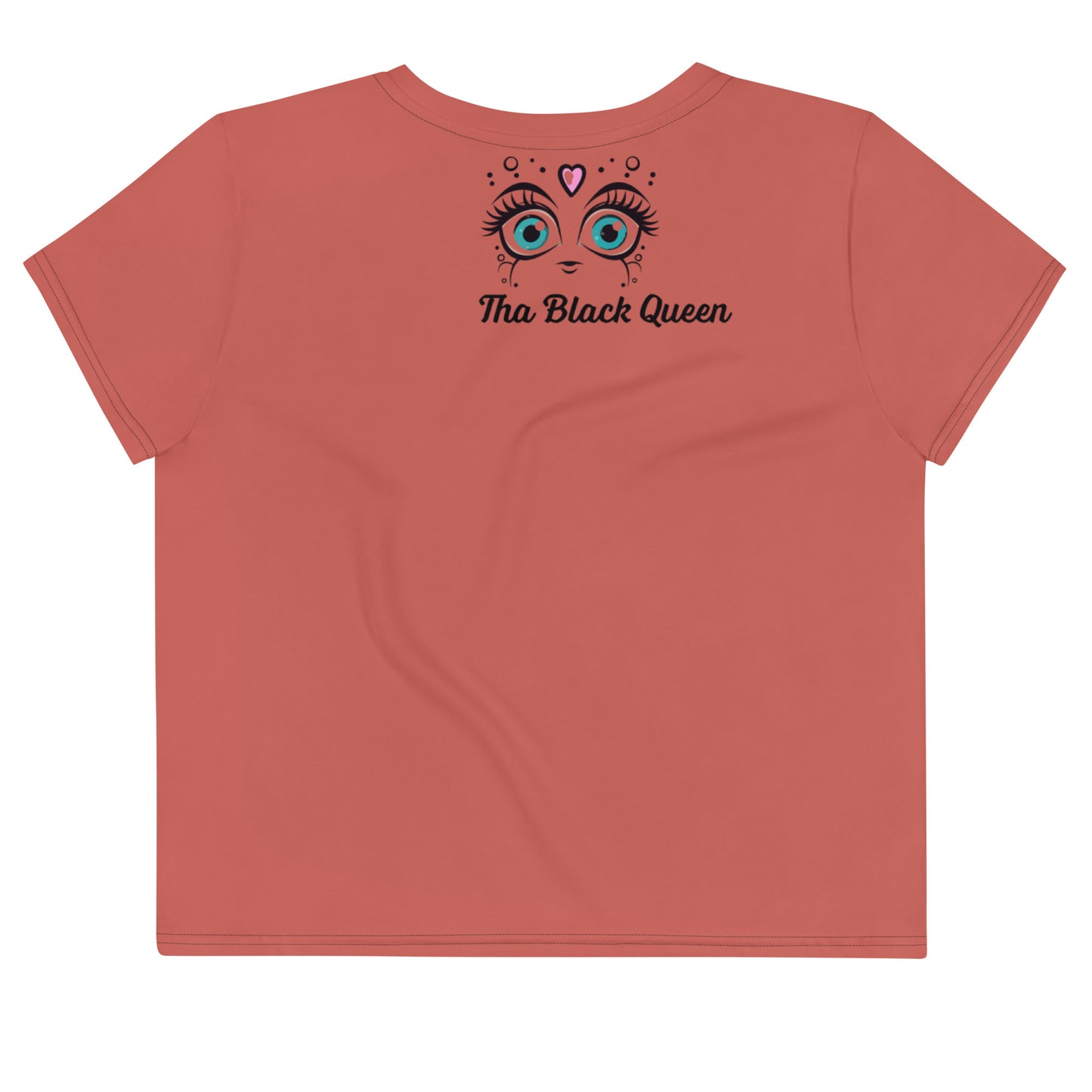 Black Queen Women Crop Tee