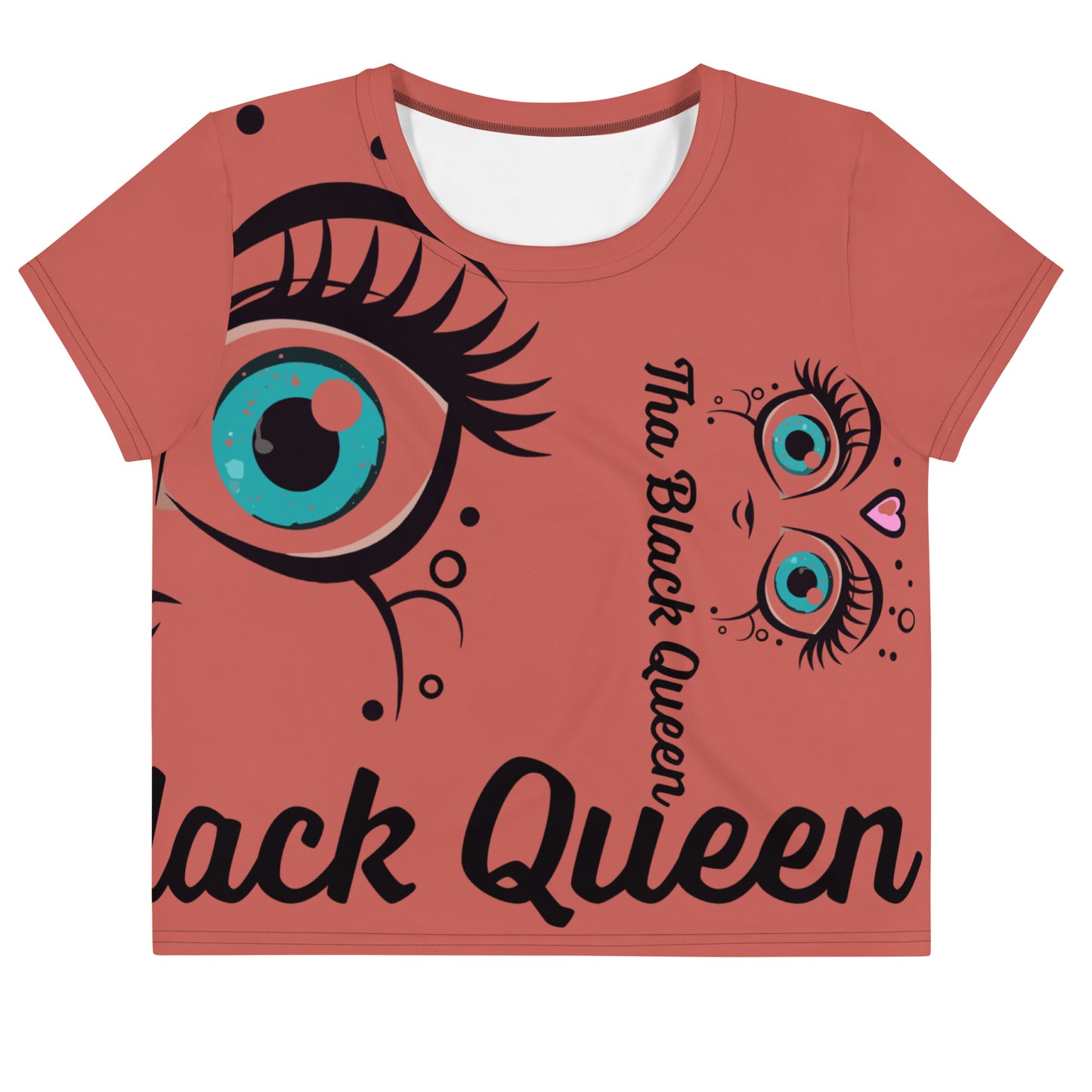 Black Queen Women Crop Tee