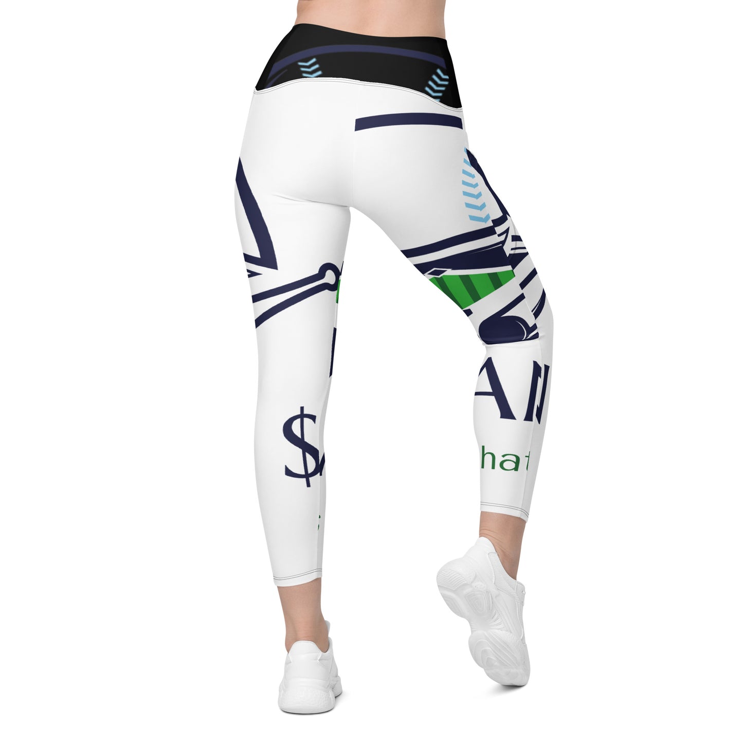 Women Crossover leggings with pockets