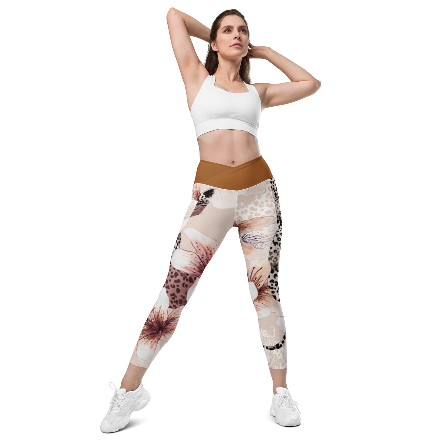 28Grams Crossover leggings with pockets