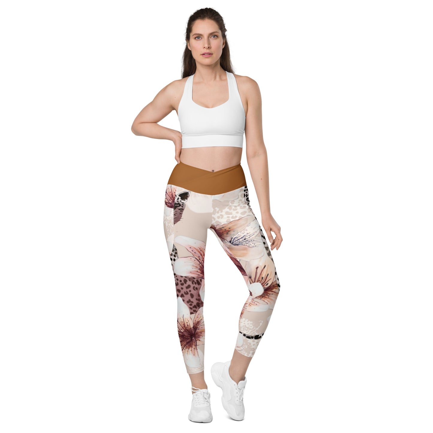 28Grams Crossover leggings with pockets