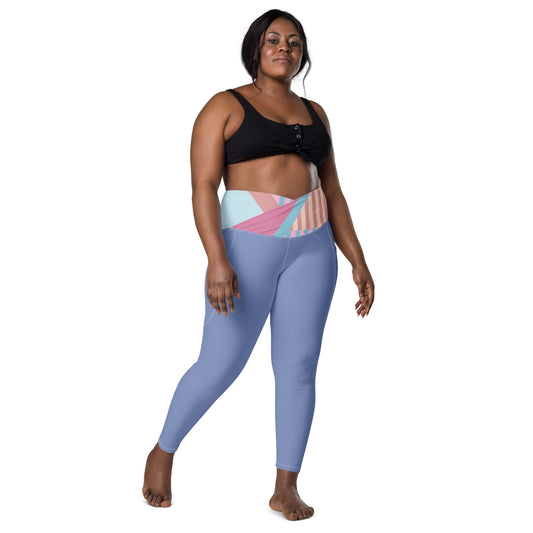 Women Crossover leggings with pockets