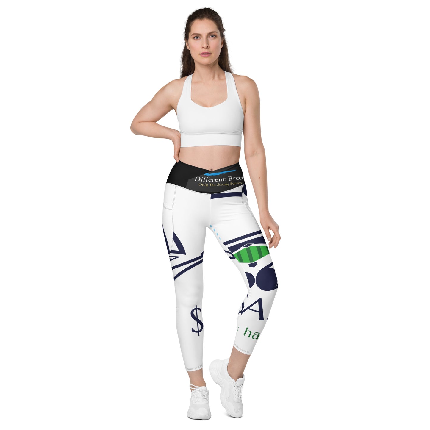 Women Crossover leggings with pockets