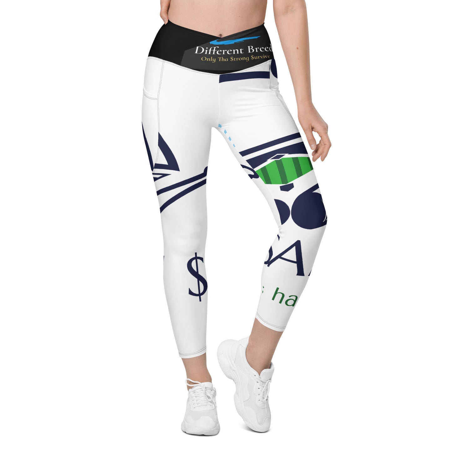 Women Crossover leggings with pockets