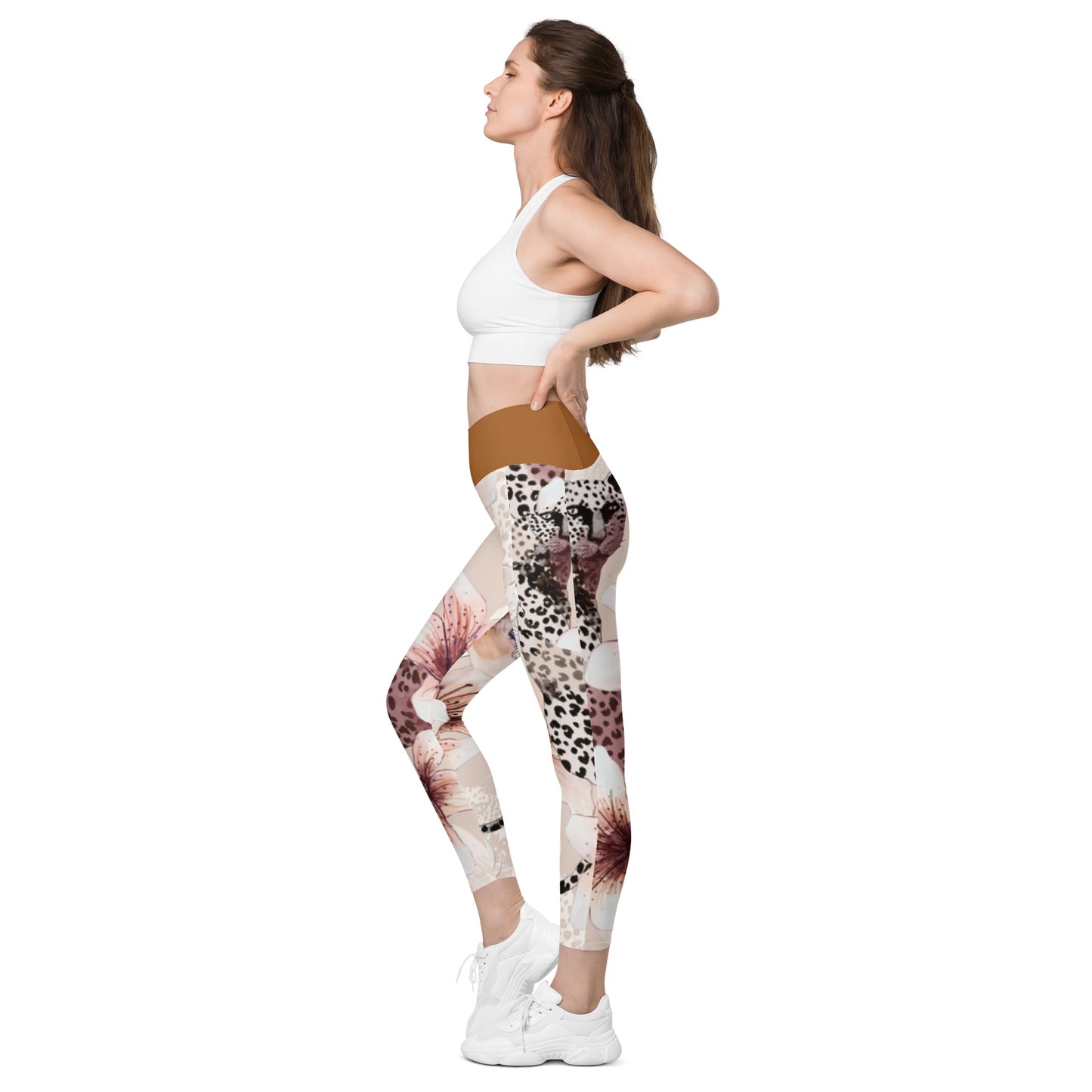 28Grams Crossover leggings with pockets