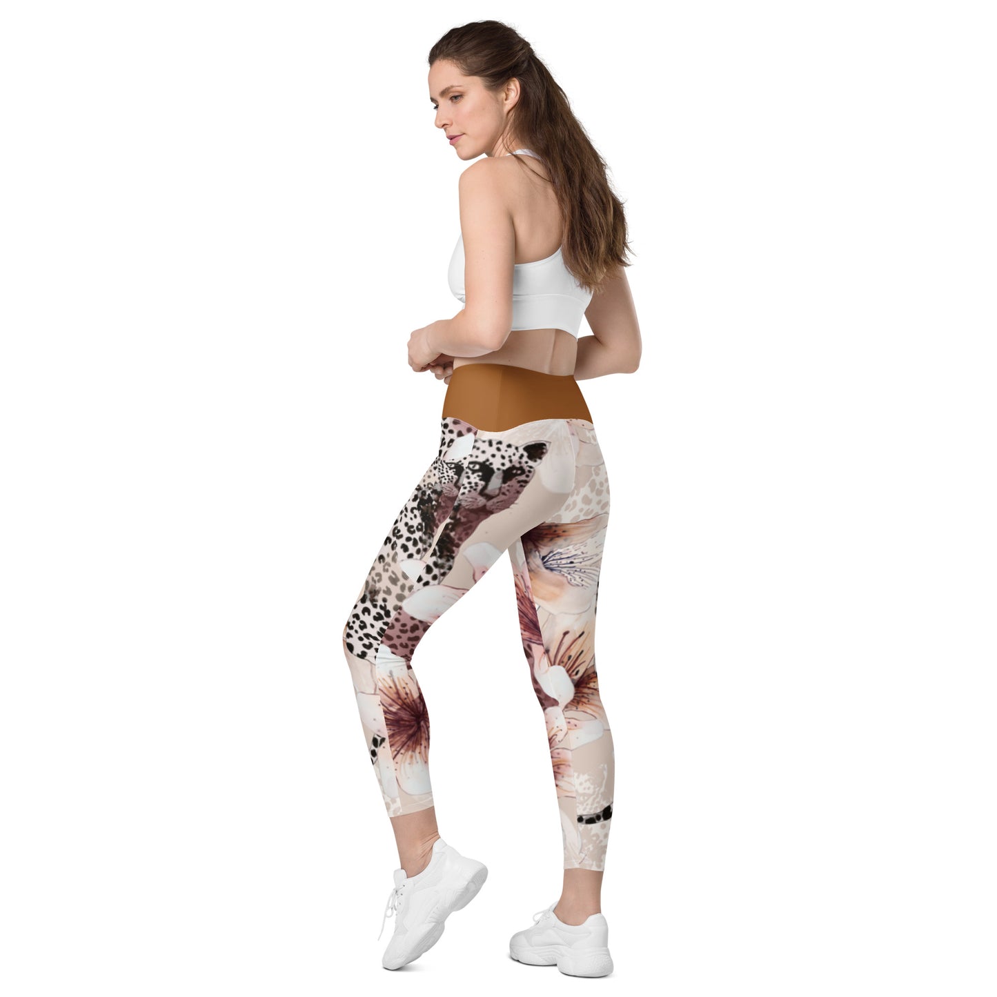 28Grams Crossover leggings with pockets