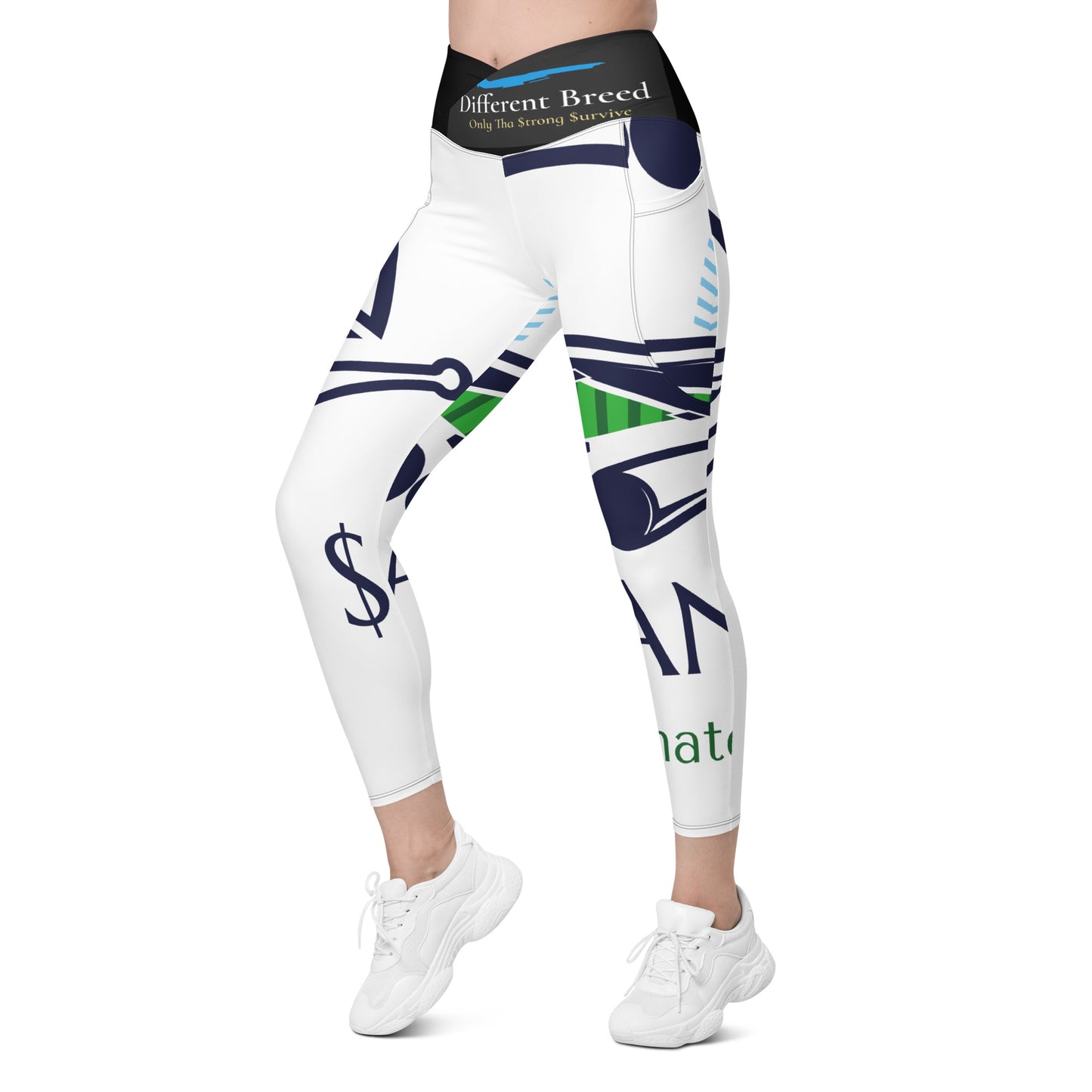 Women Crossover leggings with pockets