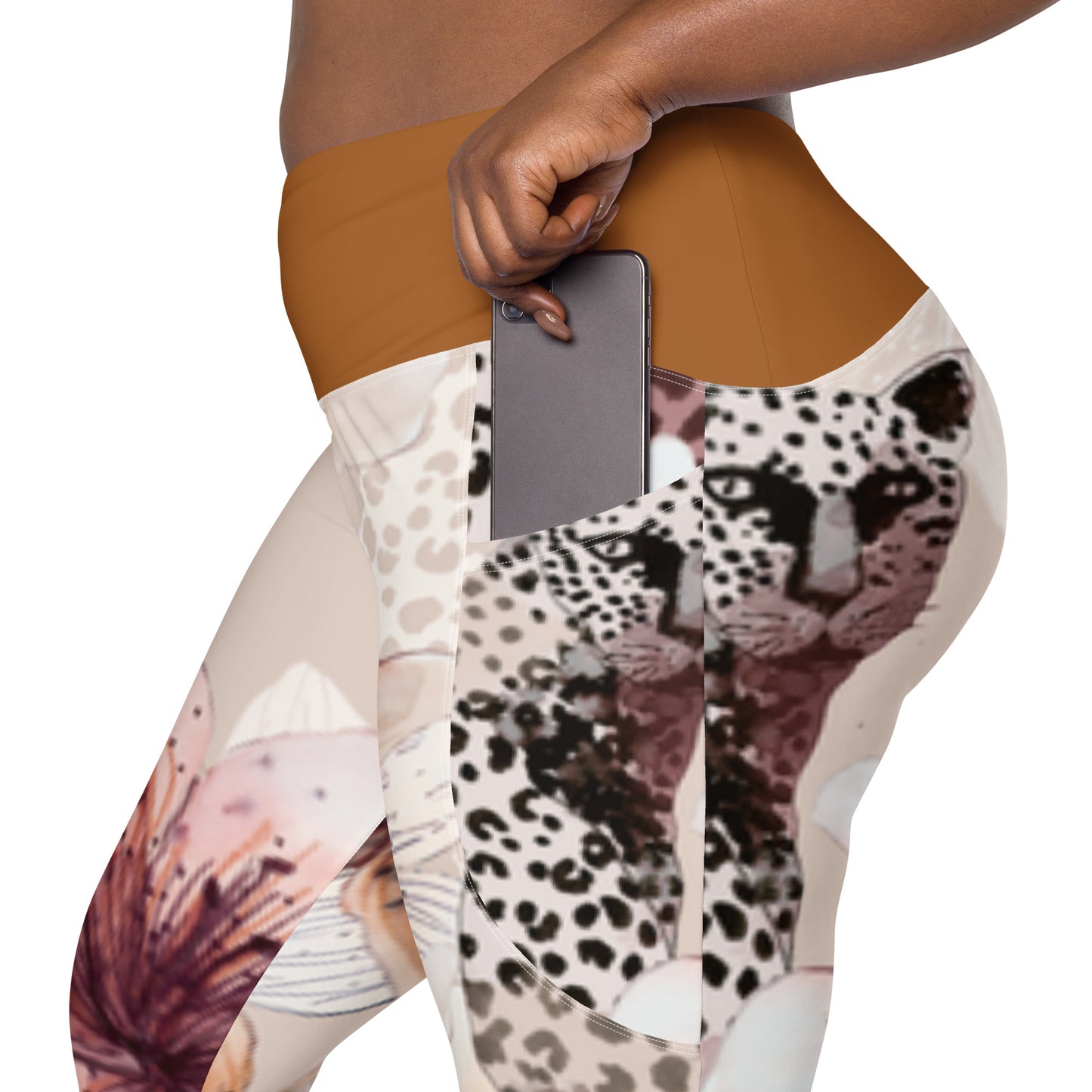 28Grams Crossover leggings with pockets