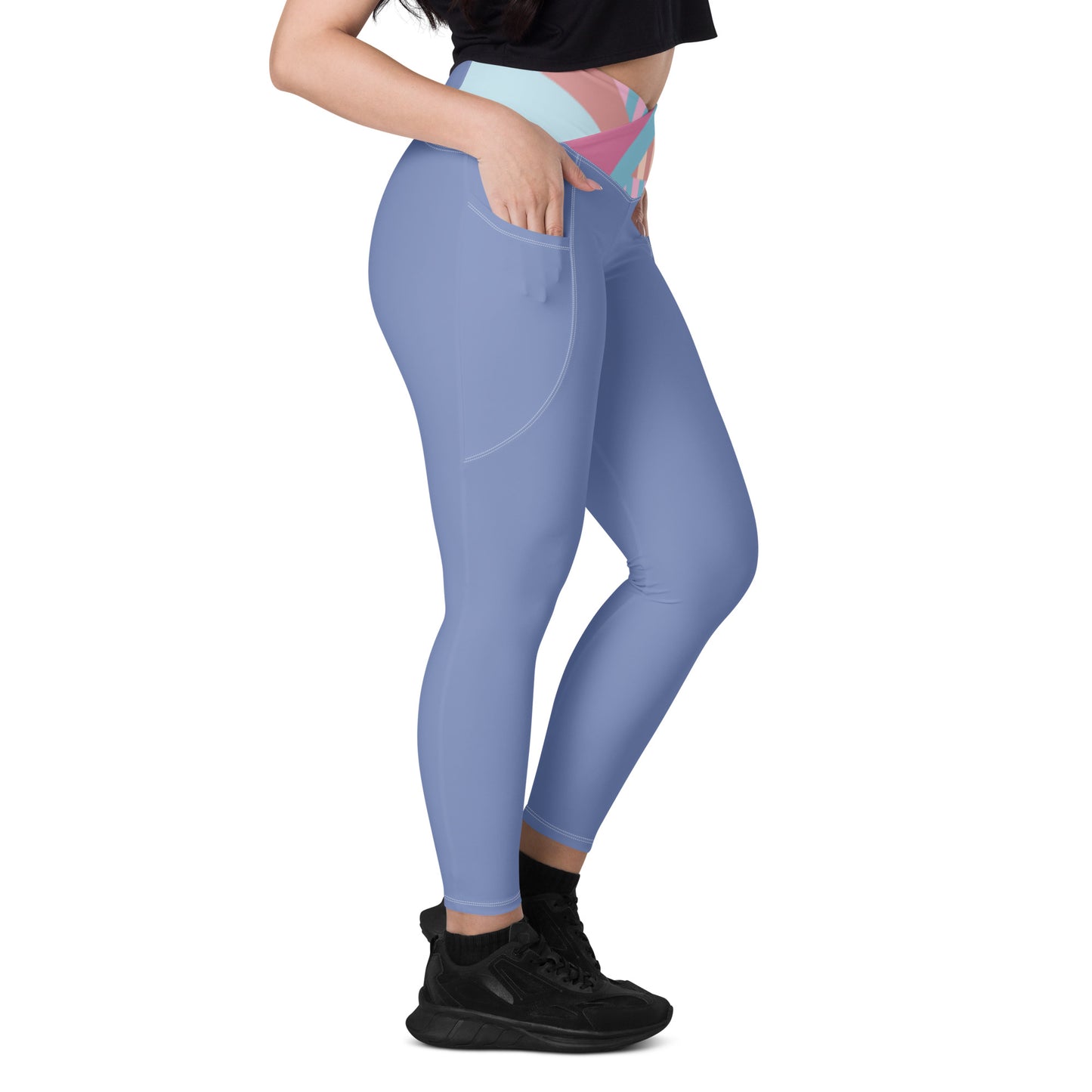 Women Crossover leggings with pockets