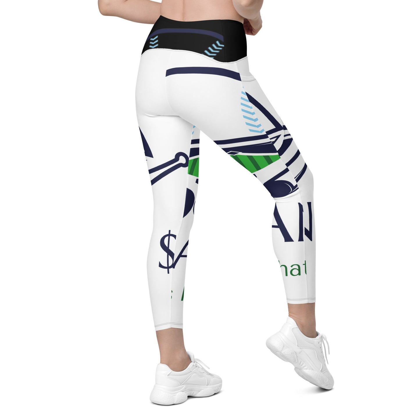 Women Crossover leggings with pockets