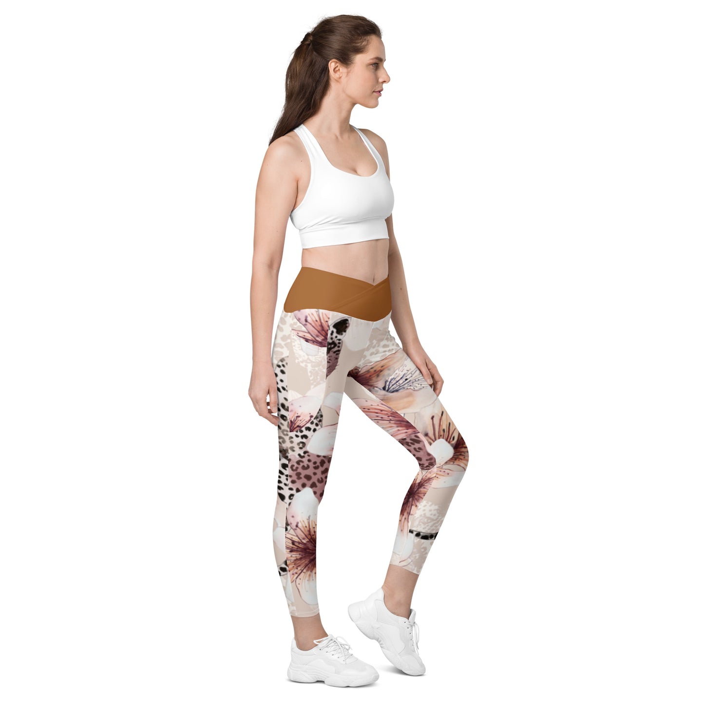 28Grams Crossover leggings with pockets