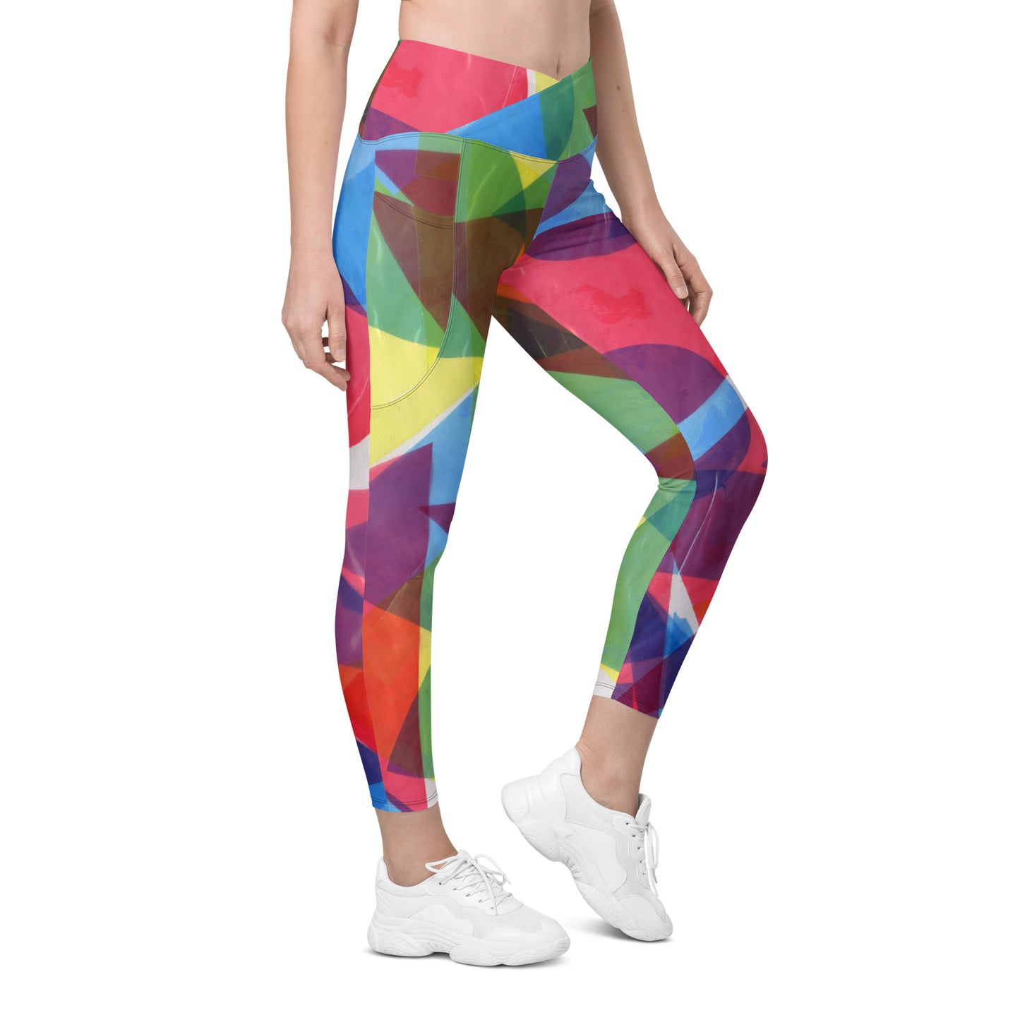 Women Crossover leggings with pockets